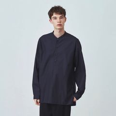 【残り一点】Suvin Broad Band Collar Shirt