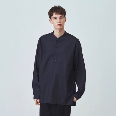 【残り一点】Suvin Broad Band Collar Shirt