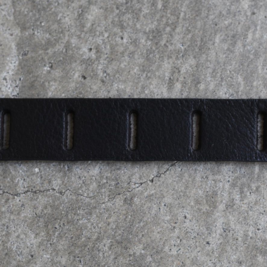 【再販売通知受付可能】Wide Leather Belt