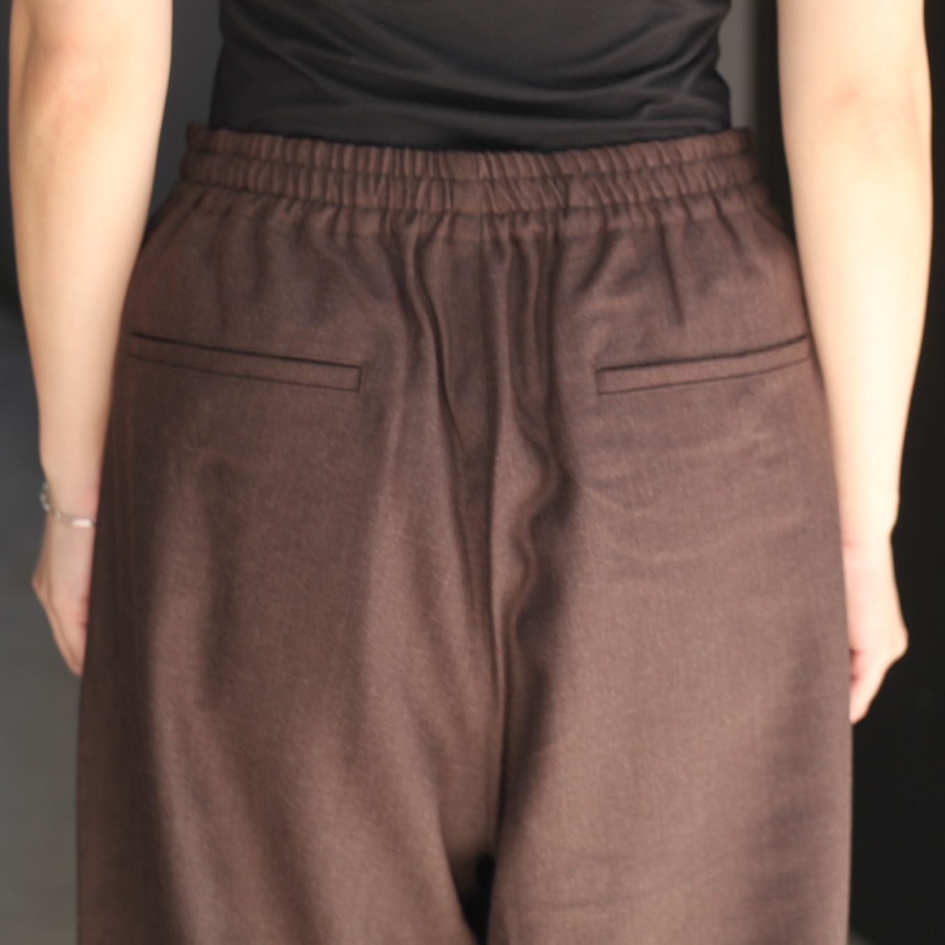 【残り一点】Wool Wide Track Trousers