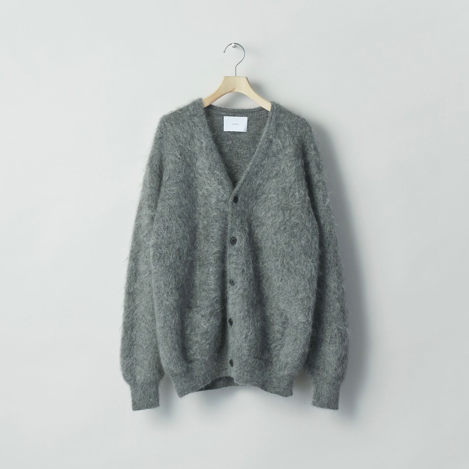 【残り一点】Kid Mohair Knit V Neck Cardigan