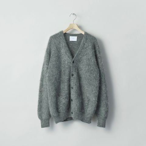 【残りわずか】Kid Mohair Knit V Neck Cardigan