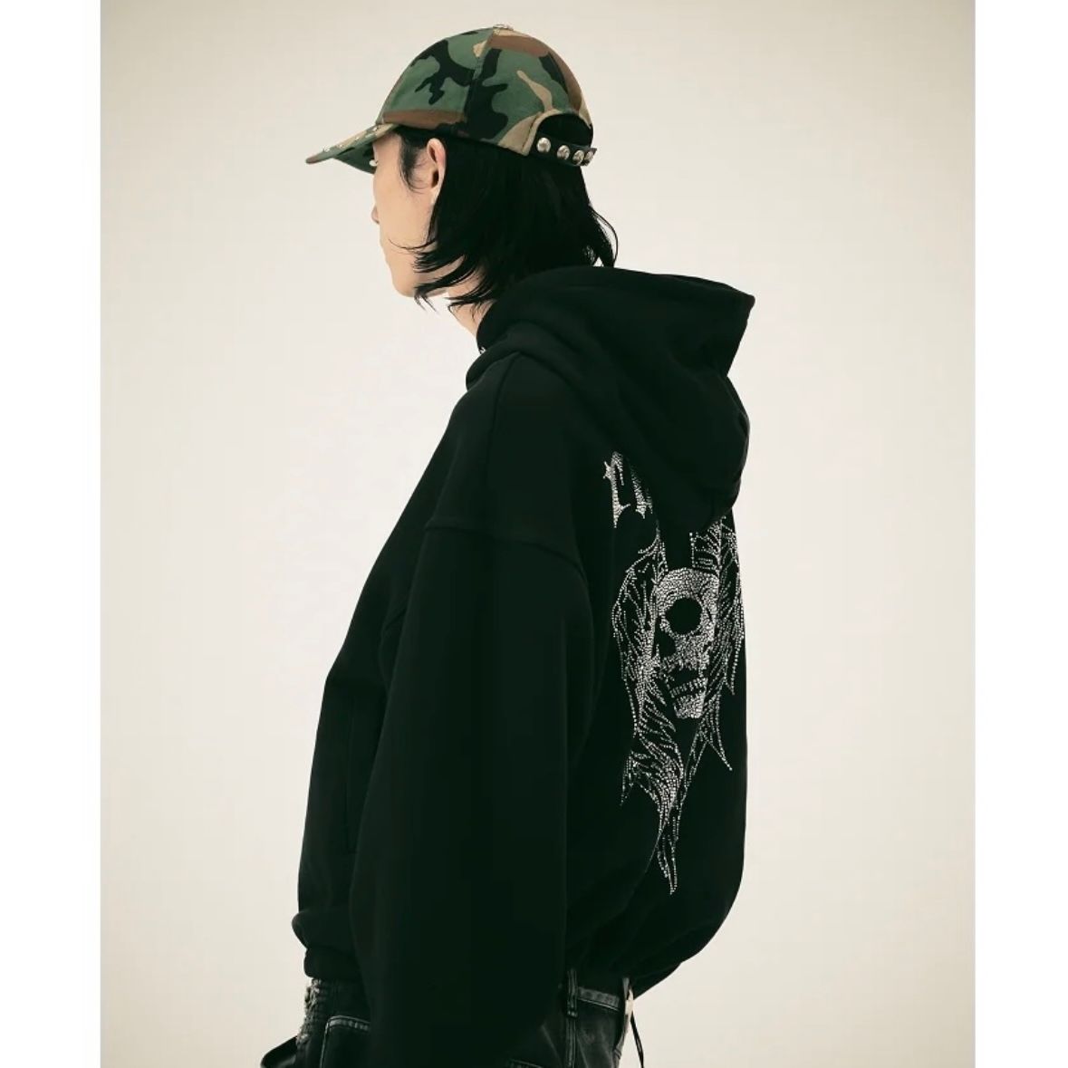 【残り一点】TC Angels Crystal Embellished Hoodie