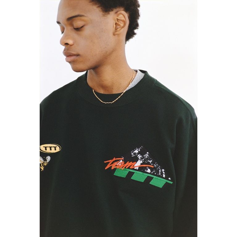 TTT MSW - 【残り一点】Mulch Embroidery Crew Neck Sweat | ACRMTSM 