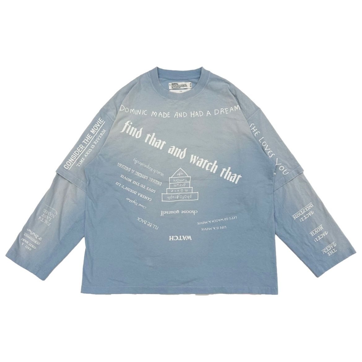 【残り一点】"TATTOO" Switching Tee