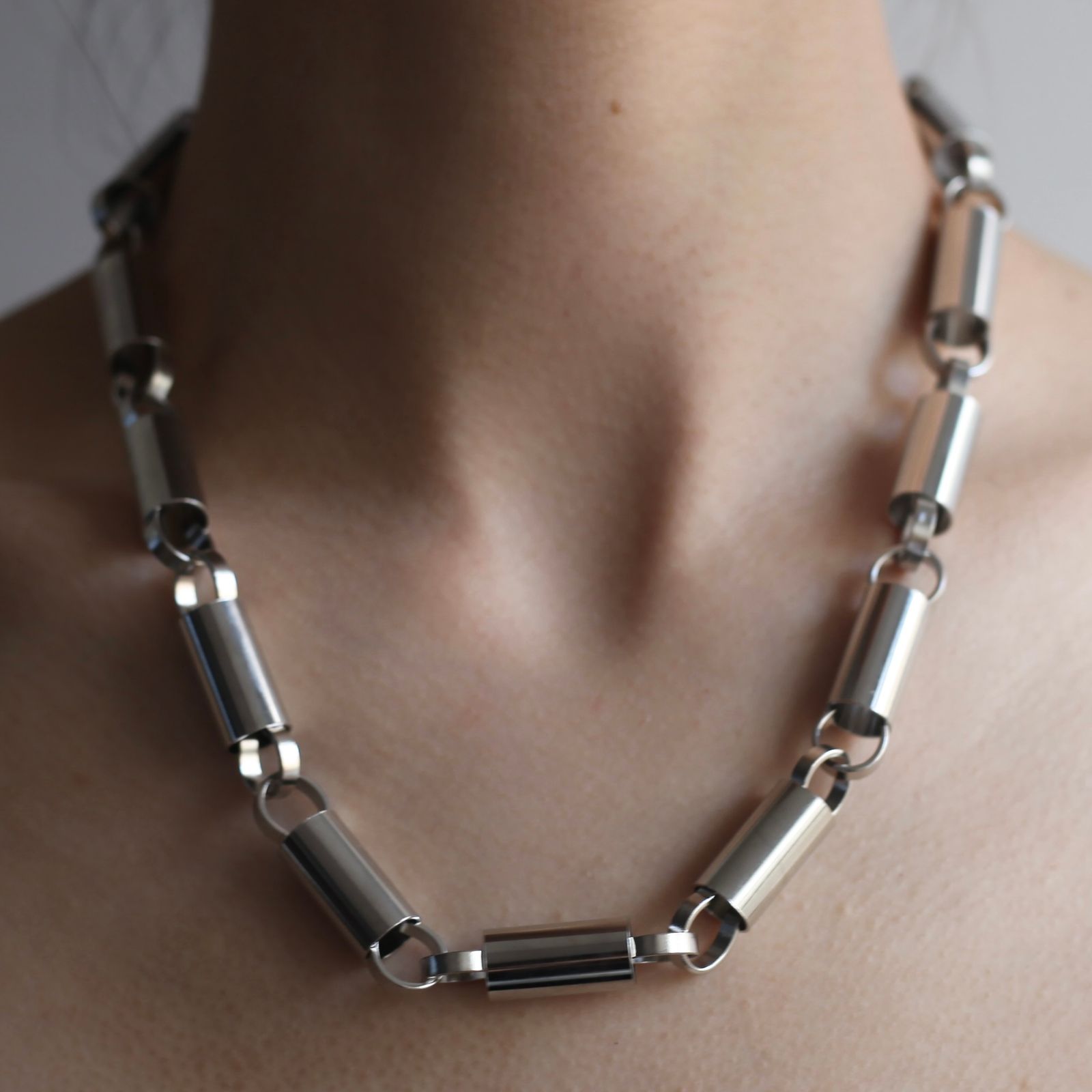 【残り一点】Cylinder Chain Necklace