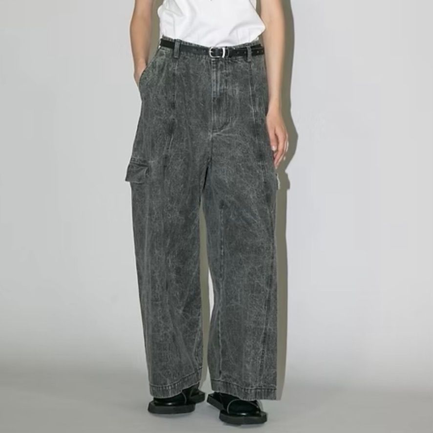 【残り一点】ピグメントプリントデニムカーゴパンツ