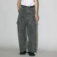 【残り一点】ピグメントプリントデニムカーゴパンツ