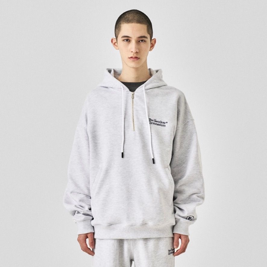 【残り一点】Gymnasium Half Zip Up Hoodie