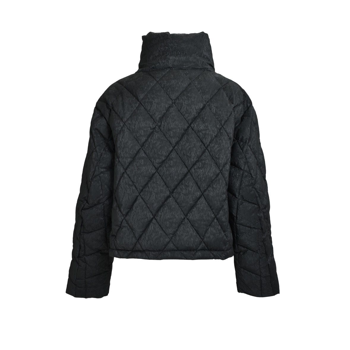 【残り一点】Faux Leather Shiny Quilting Down Jacket