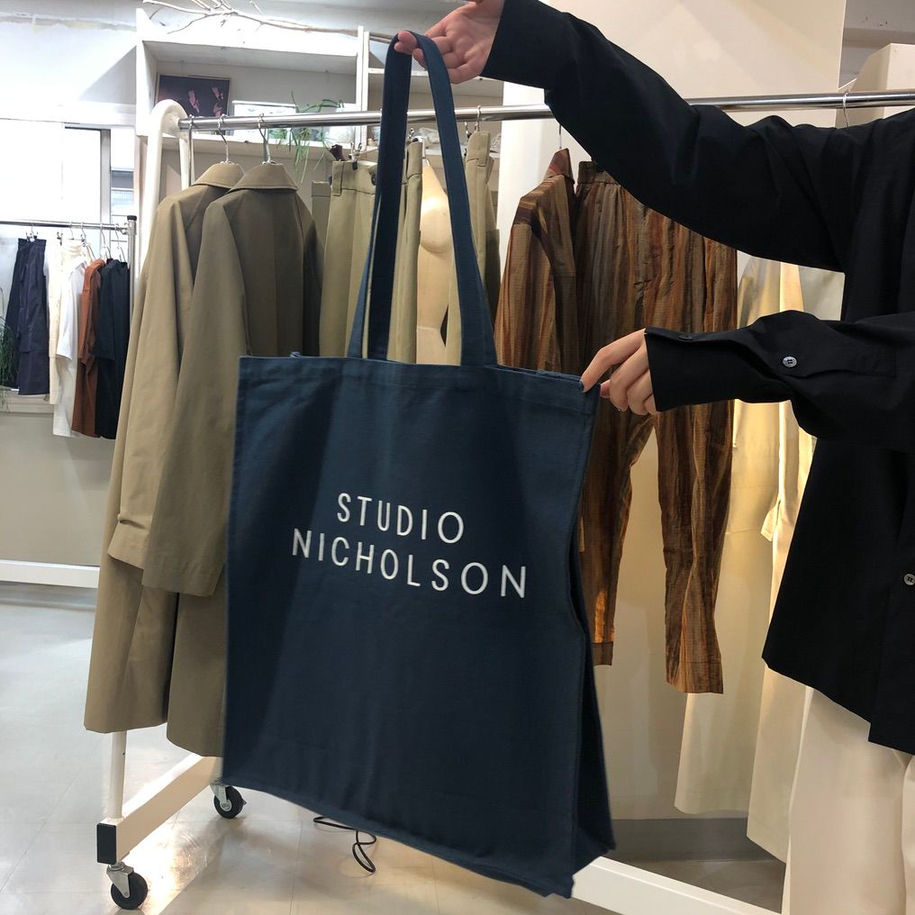 STUDIO NICHOLSON - 【残りわずか】Cotton Canvas The Large Tote(STANDARD TOTE) |  ACRMTSM ONLINE STORE