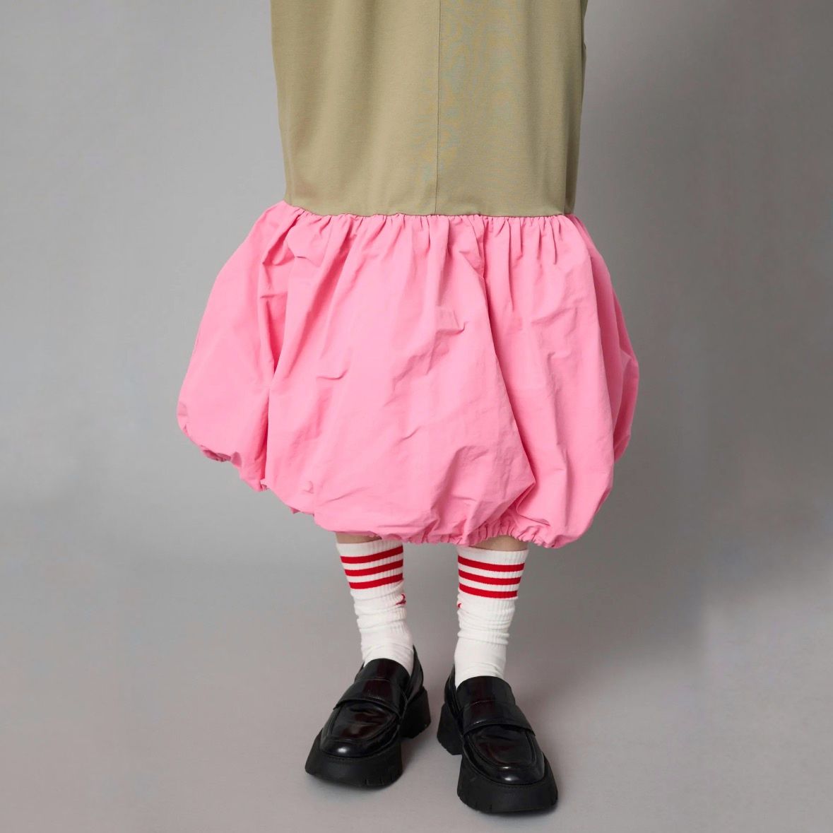 【残り一点】Balloon Hem Ponte Dress