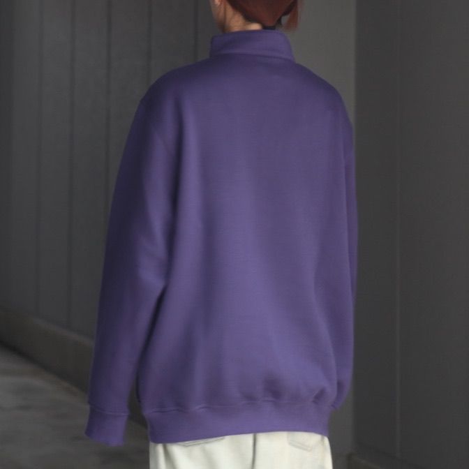 【残り一点】High Gauge Double Knit Half Zip SW