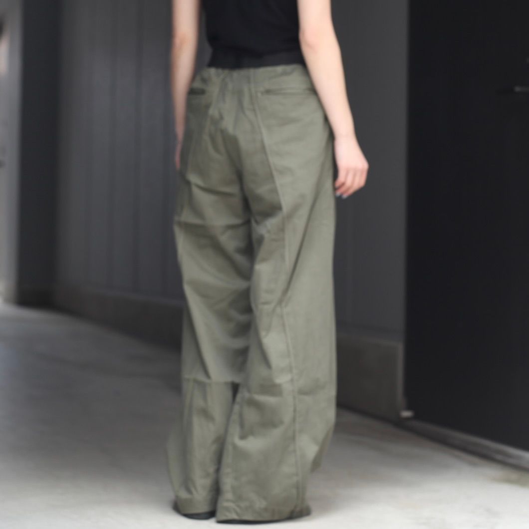 【残り一点】Home Trousers With Night-Cut(AGED TWILL)