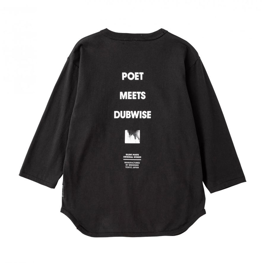 POET MEETS DUBWISE - 【残り一点】PMD Logo 3/4 Sleeve T-shirt POET MEETS DUBWISE - 【残り一点】PMD Logo 3/4 Sleeve T-shirt