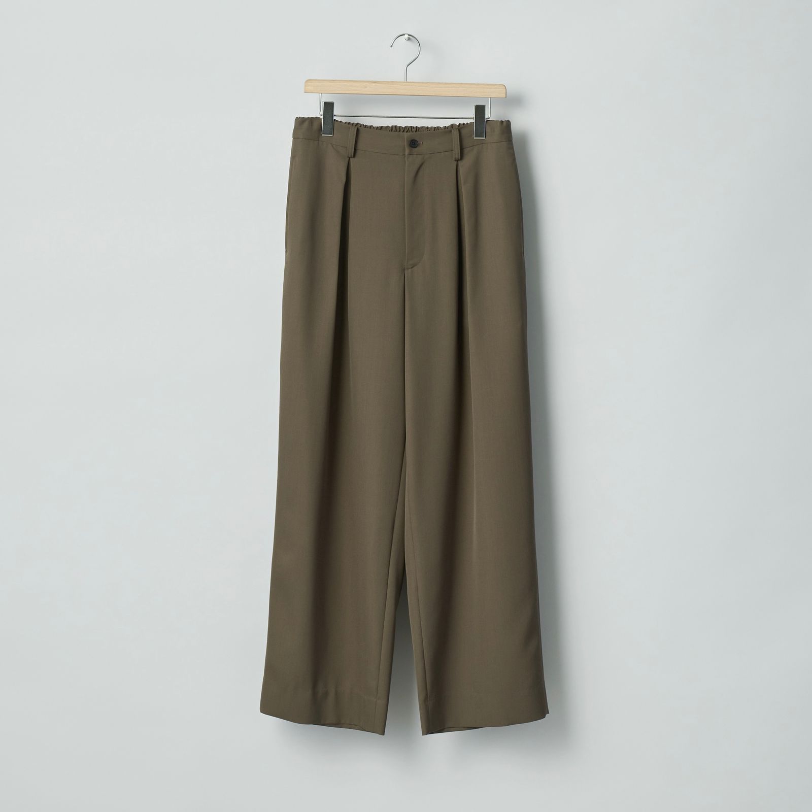 【残り一点】Easy Wide Trousers(2/90 WOOL GABARDINE)
