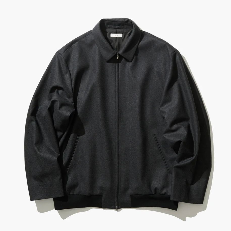 ATON - 【残り一点】Merino College Flannel Flight Jacket | ACRMTSM ONLINE STORE