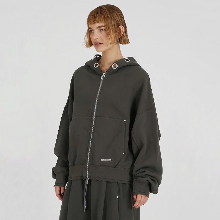 【残り一点】Eyelet Hoodie Parka
