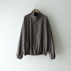 【残り一点】Extra Fine Wool Shirred Light Zip Jacket