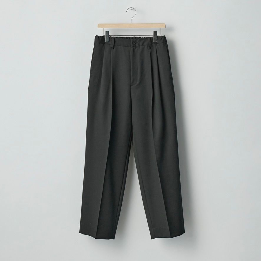 【極美品】stein 『TWO TUCK WIDE TROUSERS』 S ssstein - 【残り一点】Two Tuck Easy Trousers(2/60 WOOL