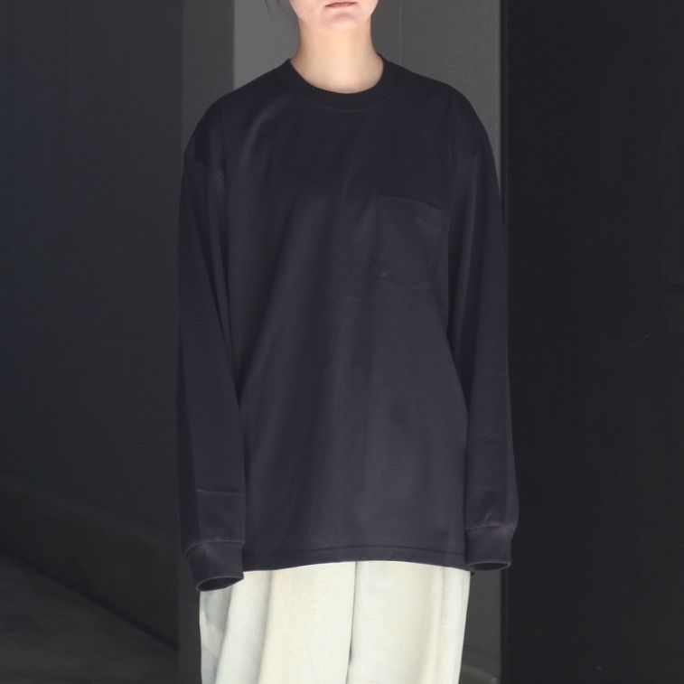【残り一点】Supima Cotton Oversized Long Sleeve Pocket Tee
