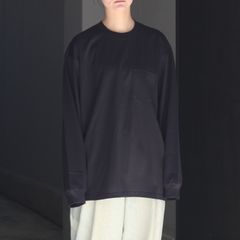 【残り一点】Supima Cotton Oversized Long Sleeve Pocket Tee