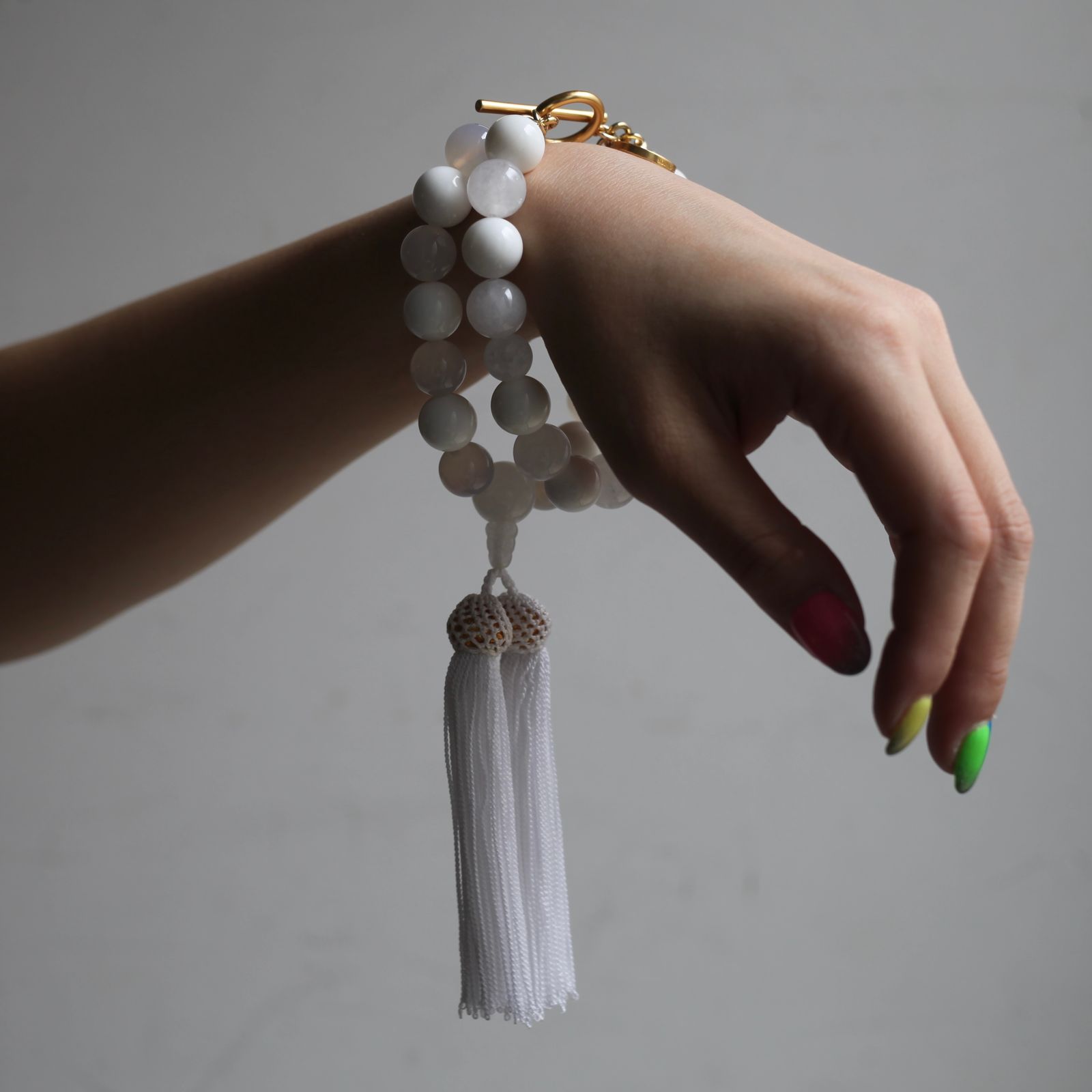 【お取り寄せ注文可能】Double Juzu Bracelet(WHITE)