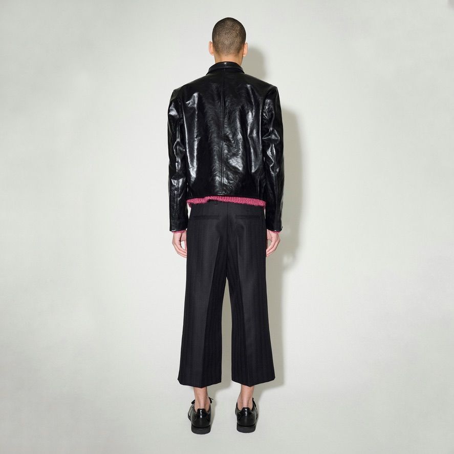Our legacy 黒 クロップドジャケット ジッパー付き OUR LEGACY - 【残り一点】Mini jacket | ACRMTSM ONLINE STORE