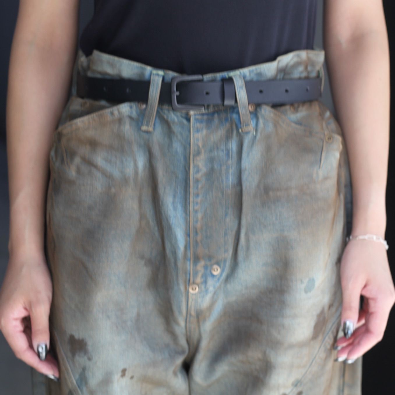【残り一点】Newcommune Dirt Baggy Denim