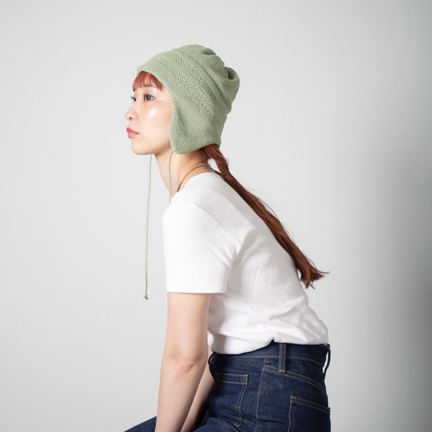 【残り一点】Summer Ear Knit Cap
