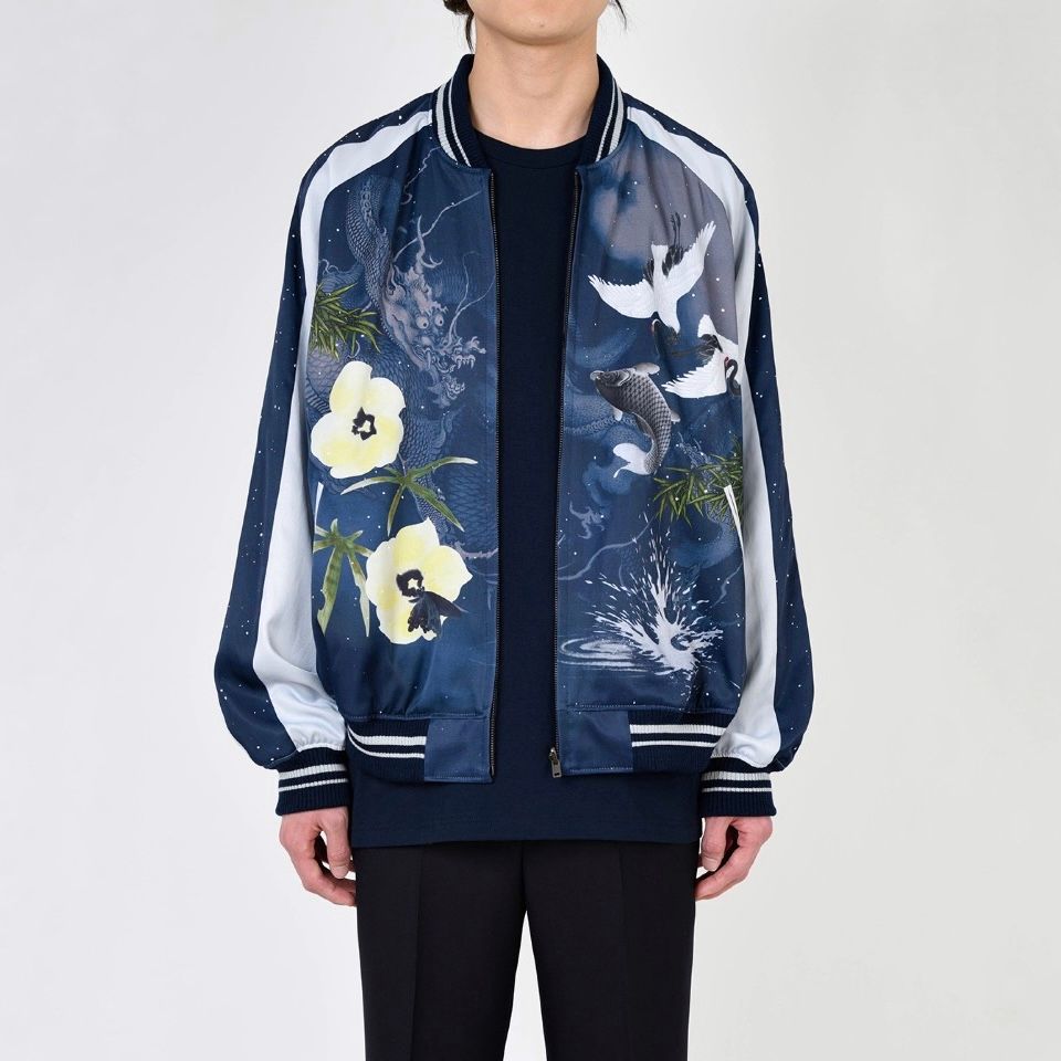 初期 希少 TENDERLOIN アワードスタジアムジャケット M カウレザー