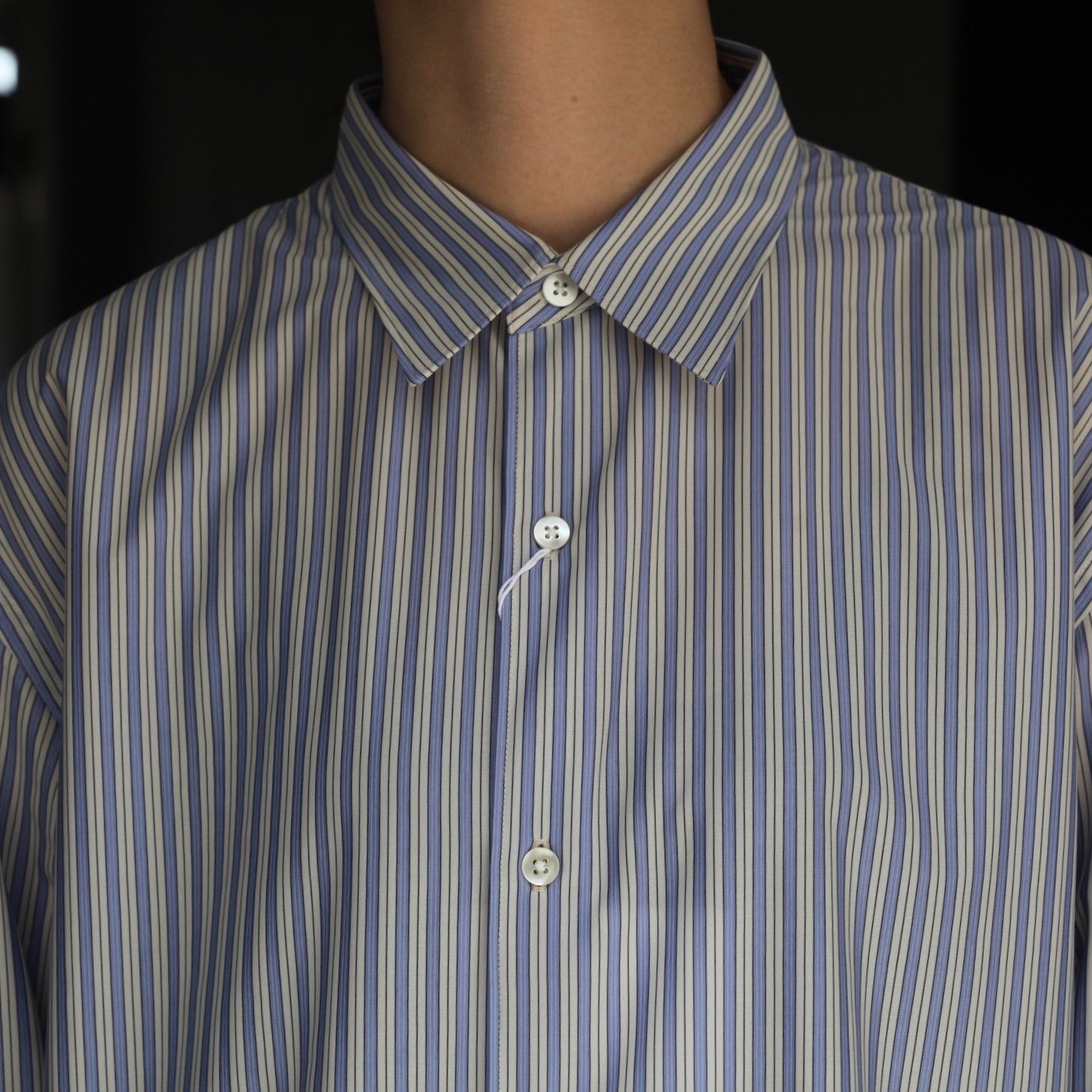 【残り一点】46G Stripe Modest Shirt