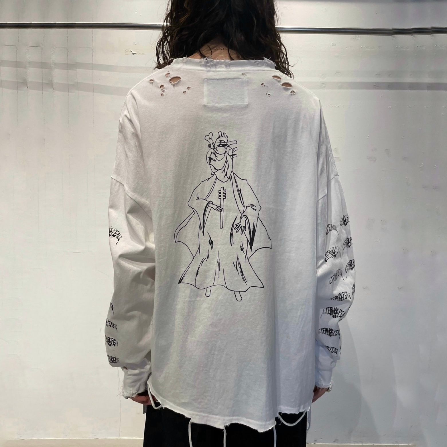 【残り一点】Wire Star Long Sleeve T-Shirt