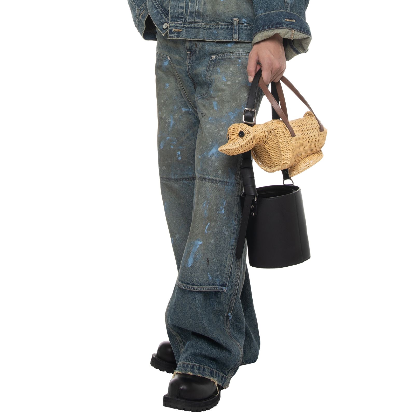 【残り一点】"Paint" Painter Denim Pants