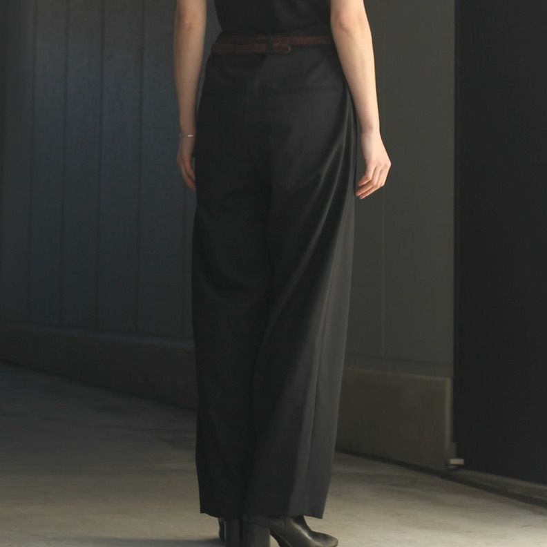 【残り一点】High Twist Wool Wide Pants