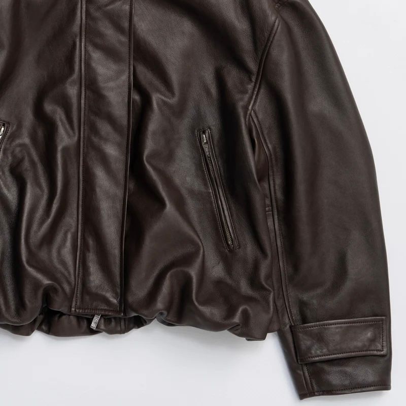 【残り一点】Sheep Leather High Neck Blouson