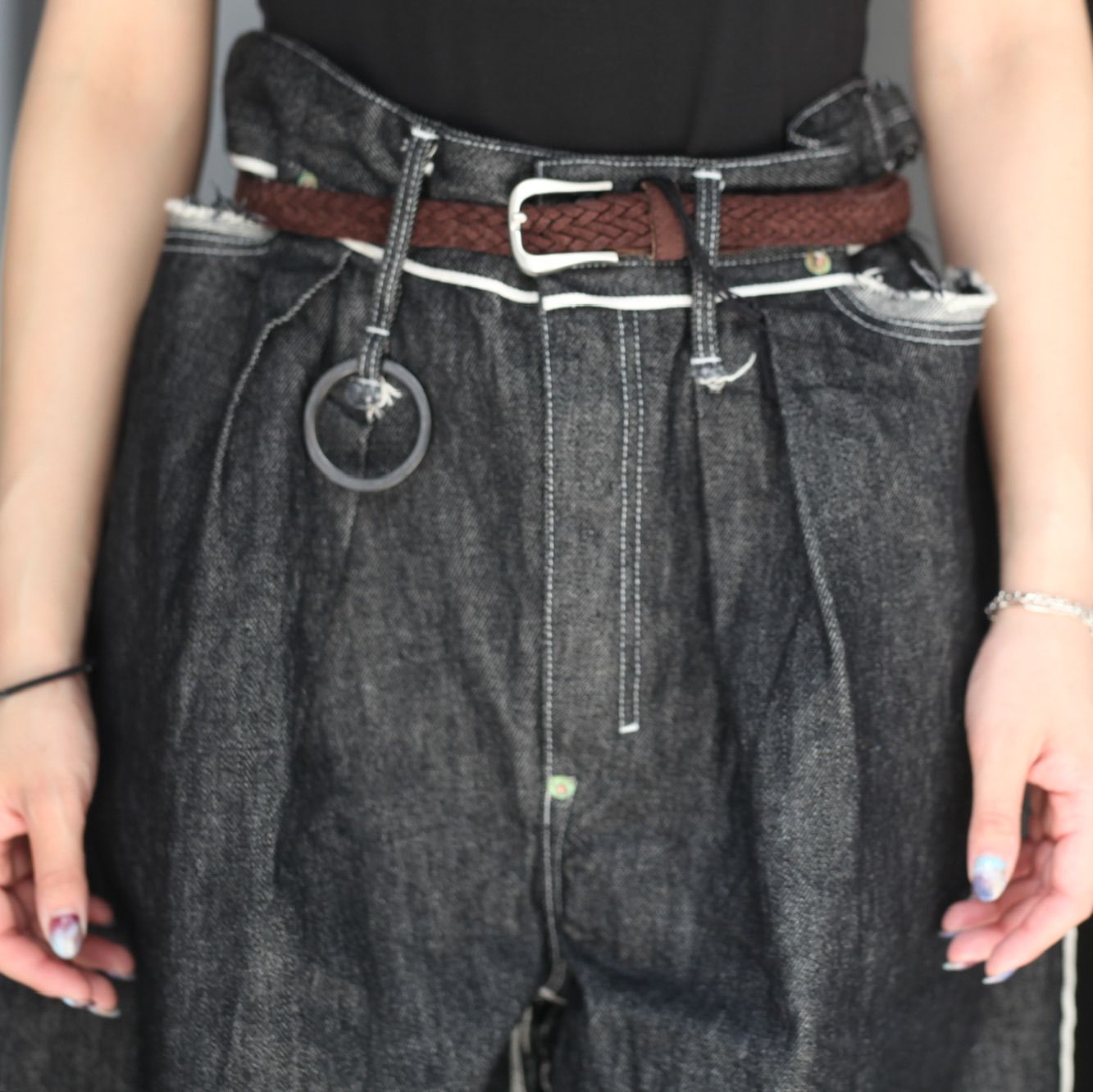 【残りわずか】Slash Seam Inside-Out Twisted Jeans(SELVEDGE DENIM FROM KOJIMA)