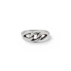 【お取り寄せ注文可能】Curb Chain Ring_S(SILVER)