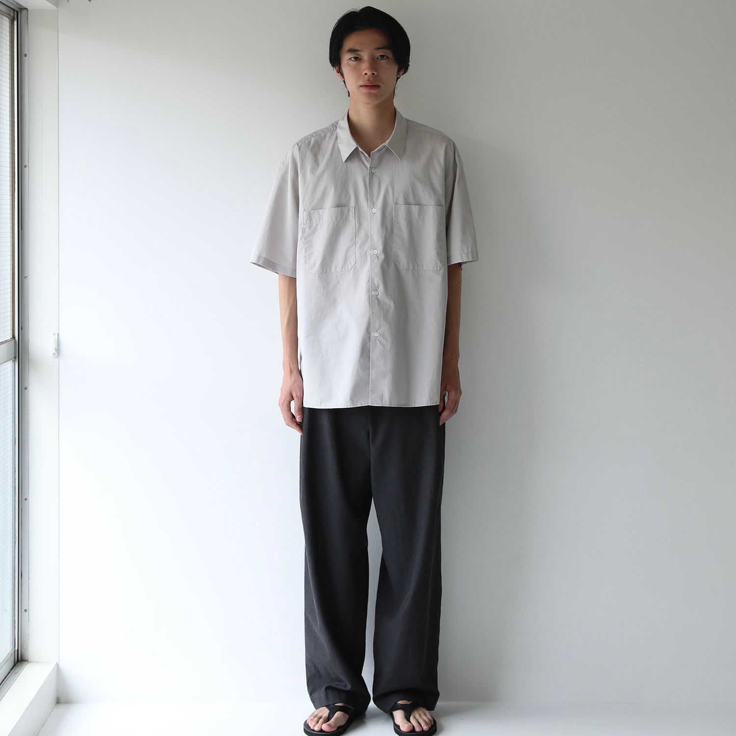 【残り一点】Pique Chambray Easy Pants