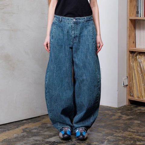 【残り一点】ウォッシュドデニムワイドパンツ