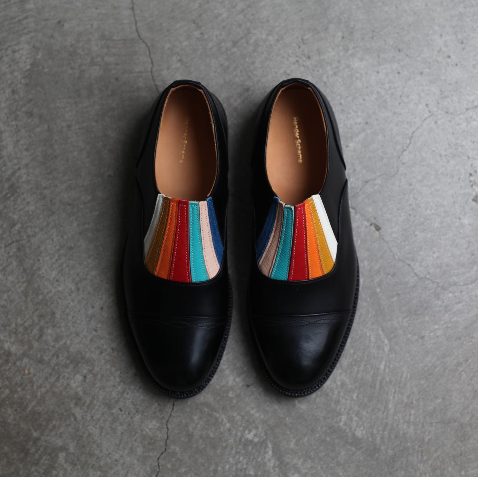 【新作人気SALE】Hender Scheme/front gore/rainbow/size 5 靴