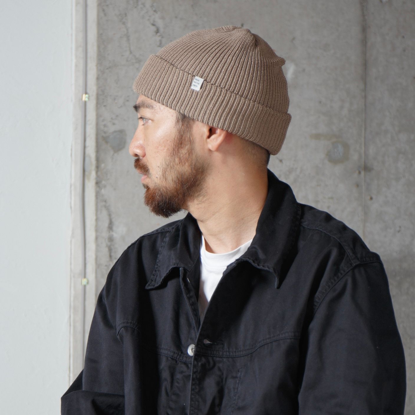 【残り一点】2way Basic Knit Beanie