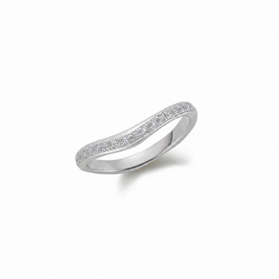 【お取り寄せ注文可能】Longtemps Ring S W / Half Dia(SILVER925)