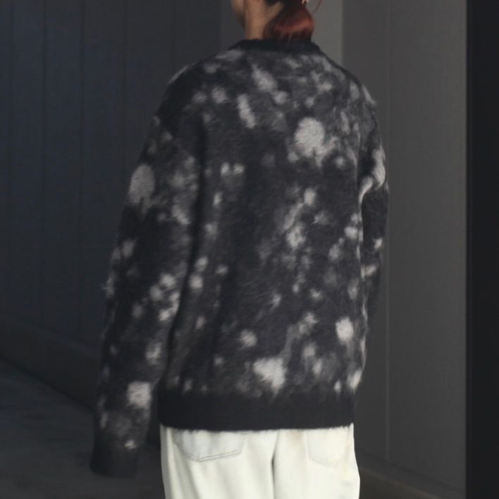 【残り一点】Kid Mohair Jacquard Sweater