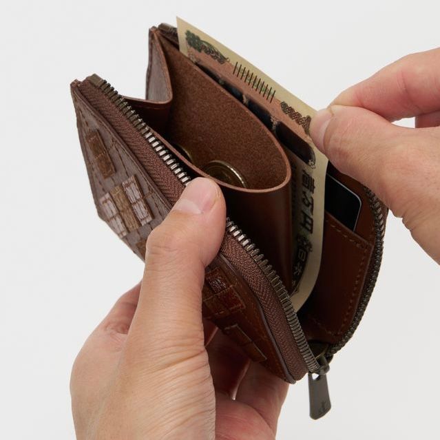 【次回入荷7月中旬予定】Argyle L Wallet(BROWN)