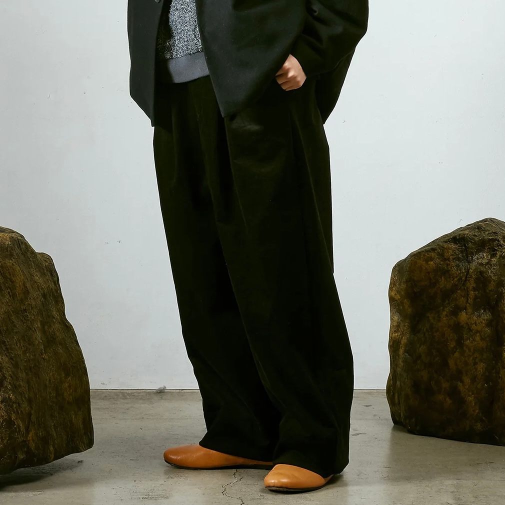 【残り一点】モールスキンシンプル2タックワイドPT