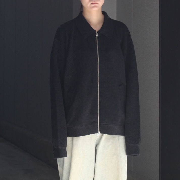 【残り一点】Co/Wo Moss Stitch Zip Blouson