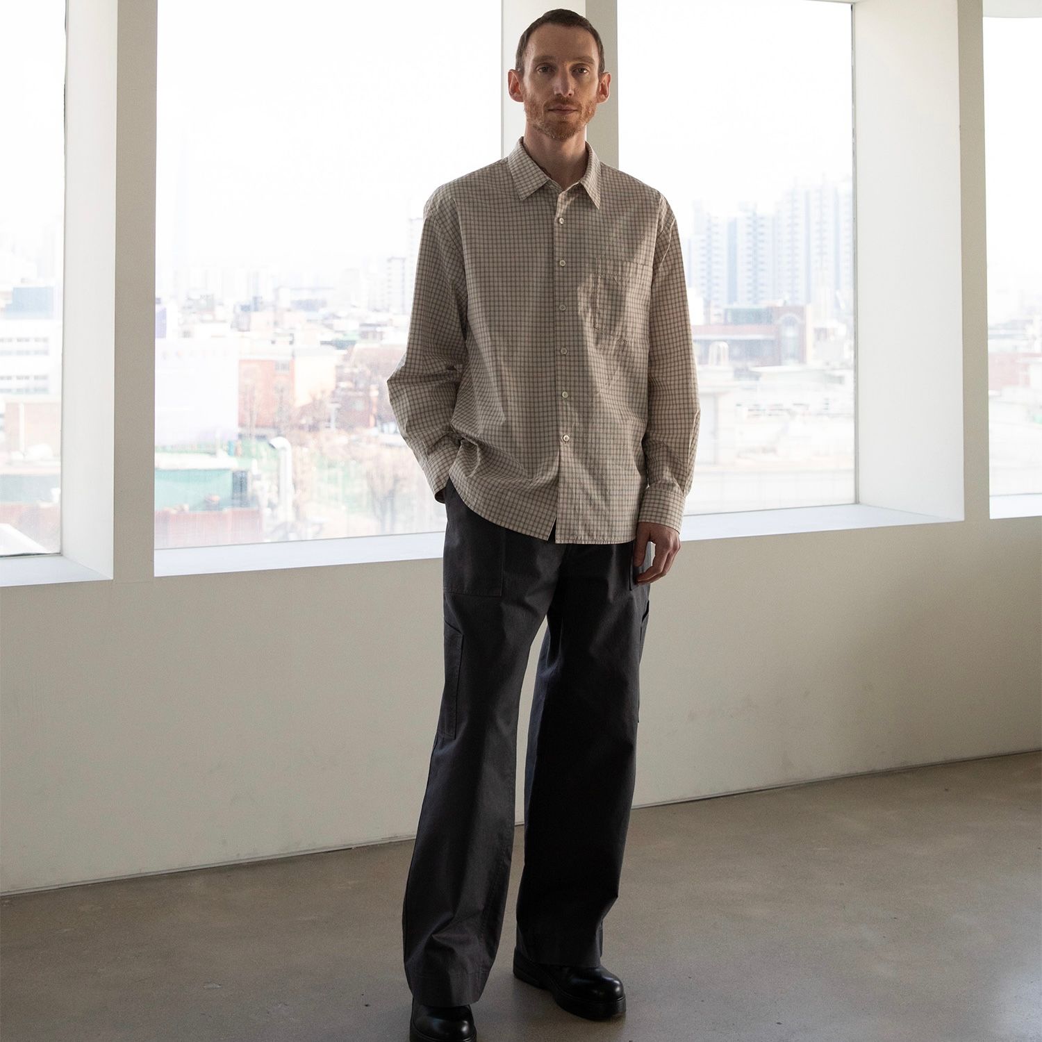 【残り一点】Ordinary Check Shirt