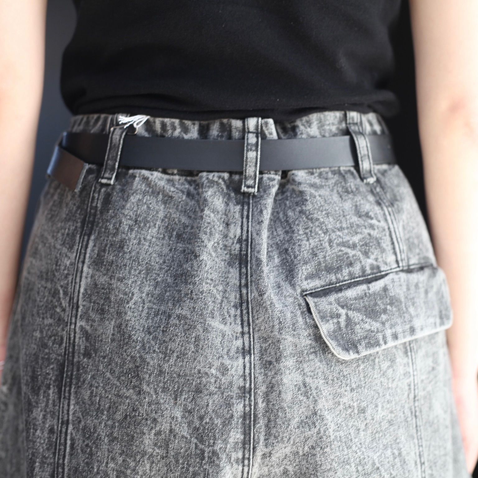 【残り一点】ピグメントプリントデニムカーゴパンツ