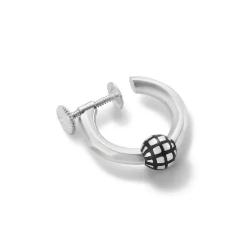 【お取り寄せ注文可能】Grid Ball Hoop Earring